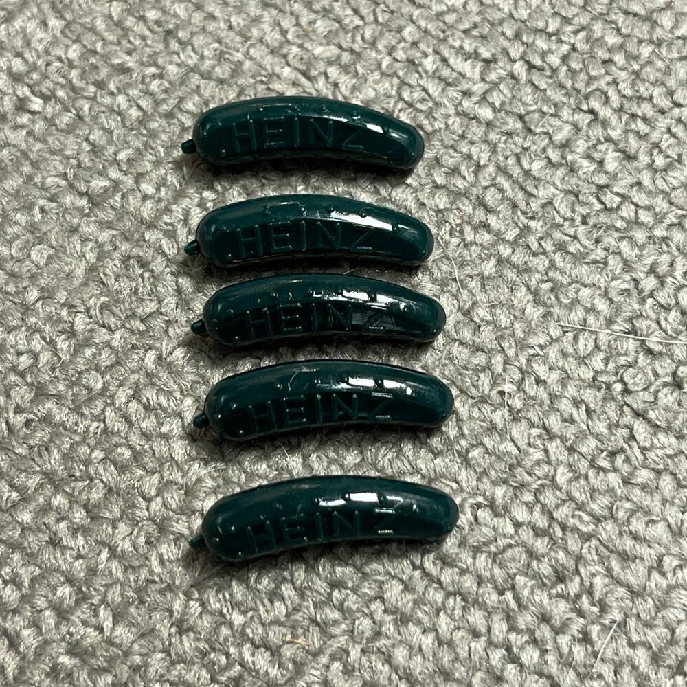 Heinz Pickle Pin Set of 5 Pittsburgh 412 Collectible Vintage Retro